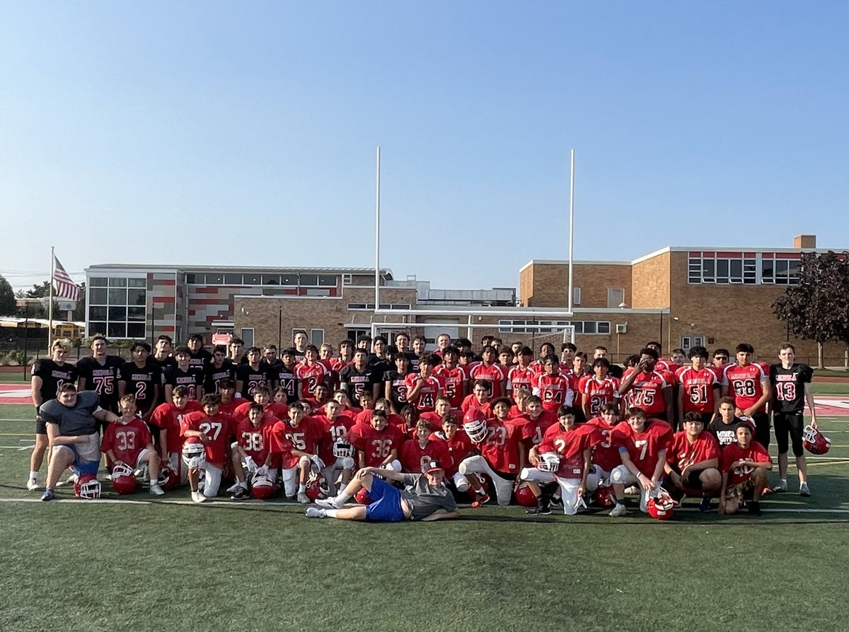 Program Day 🏈

First time all levels Varsity, JV and Middle School can practice together as a program. Fantastic community and camaraderie building for Mineola Football! 

Appreciate all coaches for helping organize todays event! 

<a href="/MineolaAD/">MineolaAthletics</a> <a href="/MineolaFootball/">Mineola Mustangs Football</a> <a href="/MineolaUFSD/">Mineola UFSD</a>