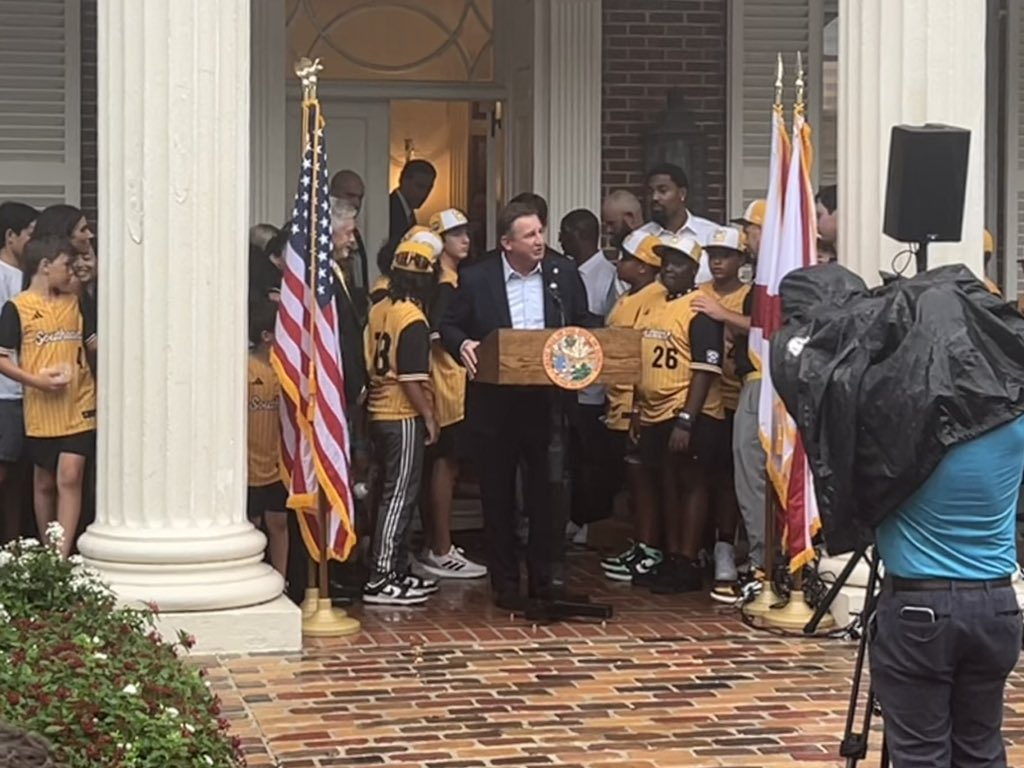 Peter Cuderman (@cuderman) on Twitter photo Great to have Senator @JasonBrodeur and Representative <a href="/DougforFL/">Doug Bankson</a> up in Tallahassee celebrating the Little League World Series Champs from Florida’s own, Lake Mary. Great to have Senator @JasonBrodeur and Representative <a href="/DougforFL/">Doug Bankson</a> up in Tallahassee celebrating the Little League World Series Champs from Florida’s own, Lake Mary.