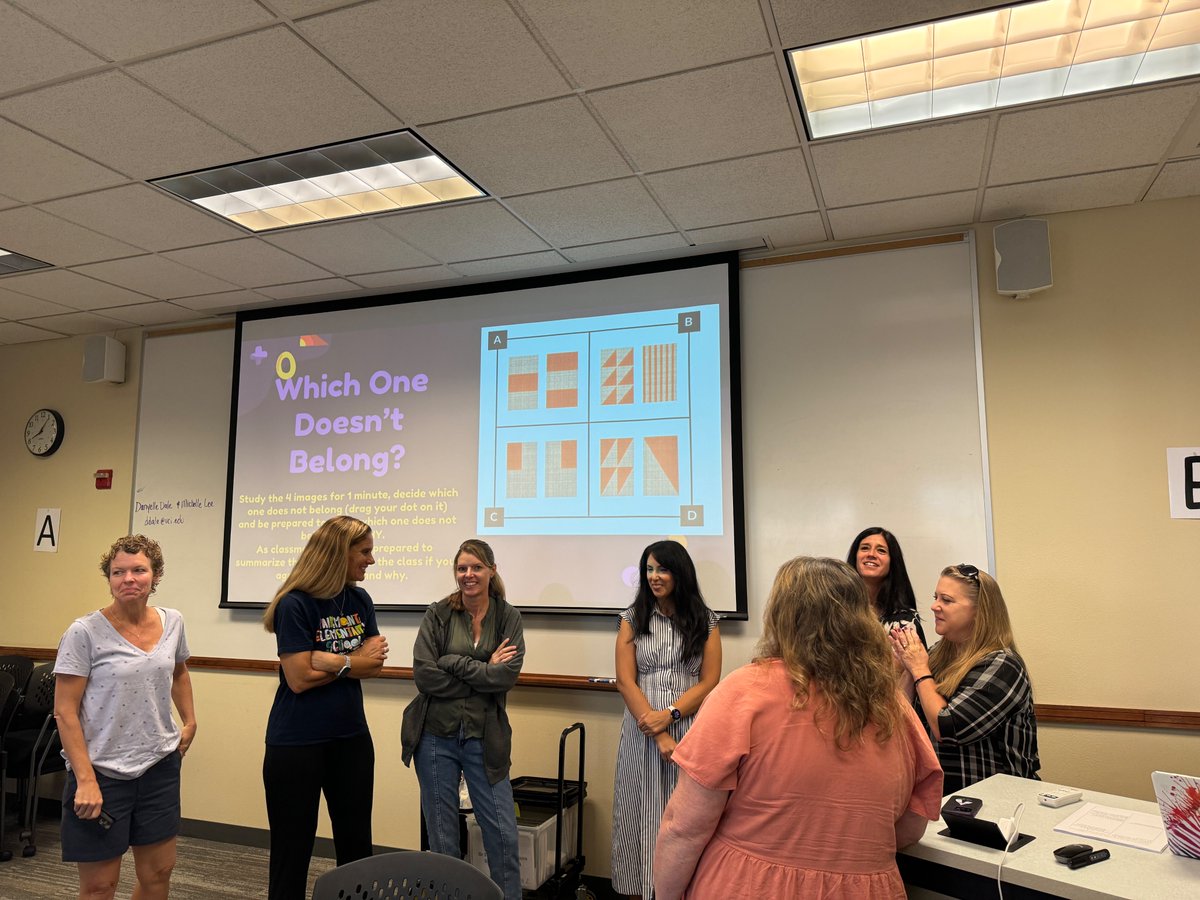 IrvineMathProj's tweet image. Exciting day at Placentia-Yorba Linda USD! Grade 5 teachers are mastering hands-on activities to make division come alive for students. From manipulatives to real-world examples, math is about to get a whole lot more fun! #MathInAction #HandsOnLearning #TeachingWithJoy