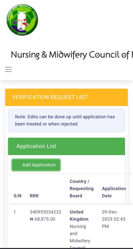 BREAKING NEWS- <a href="/Nigeria_NMC/">Nursing and Midwifery Council of Nigeria (NMCN)</a> VERIFICATION PORTAL RE-OPENED