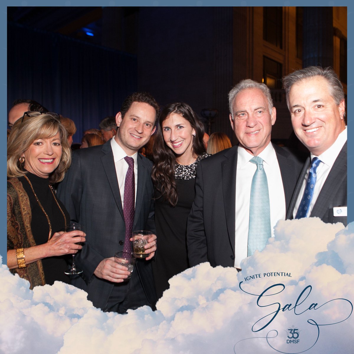 🎉 We’re just 1 week away from DMSF’s 35th Ignite Potential Gala! This year, we’re proud to honor Steve Elkins (pictured fourth) with the Catalyst Award for his 34 years of unwavering dedication to our Scholars’ futures through his leadership, generosity, and mentorship!