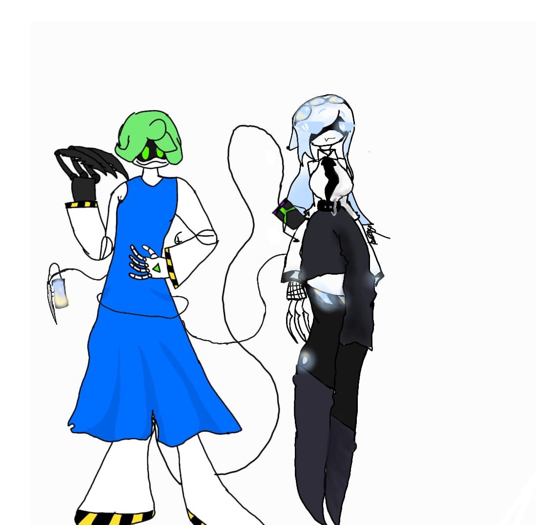 Ignaglich's tweet photo. Aca un dibujo de GL colaborando con @Ray_Ry22MD
(Porfavor no pregunten porque GL es el que tiene el vestido)
#murdedrones #murdedronesfanart #SD_S #SD_GL https://t.co/cbYHPootTh