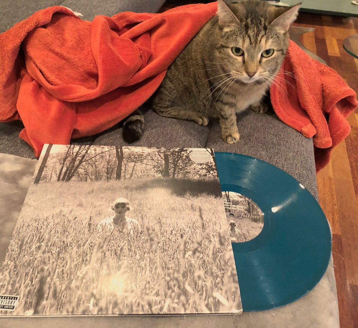 Isibaby16's tweet photo. Ivy and our #SwiftieGoodLuckCharm favourite album 🥹🩶 @taylornation13 https://t.co/fWnPzJTTtM