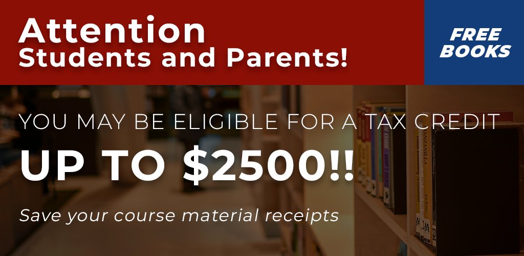 ClarkBookstore's tweet photo. IRSTaxTip – See if you qualify for college tax credits https://t.co/rP1yVczA8i #American_Opportunity_Tax_Credit #IRS https://t.co/vBzM5IwdWH