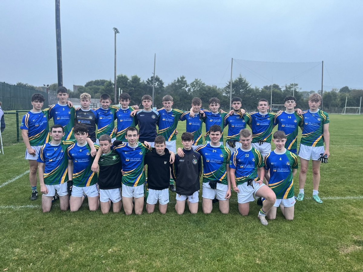 A good win in the football Championship tonight vs Castlelyons for our u16s.
Our lads now advance to the semi final.
Final score 

Ballycastle 4-11🇬🇦
Castlelyons 2-7
Well done boys 🏐