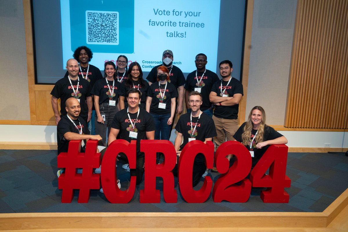 ScienceStowers's tweet photo. What a great two days at #CRC24! Shoutout to the Crossroads Committee for organizing such a fantastic event. Institute scientists had the opportunity to showcase their #research through talks &amp; poster sessions. And thank you to Keynote Speaker, @Dani6020 (@ljiresearch)! #Science https://t.co/VncHX2ylAT