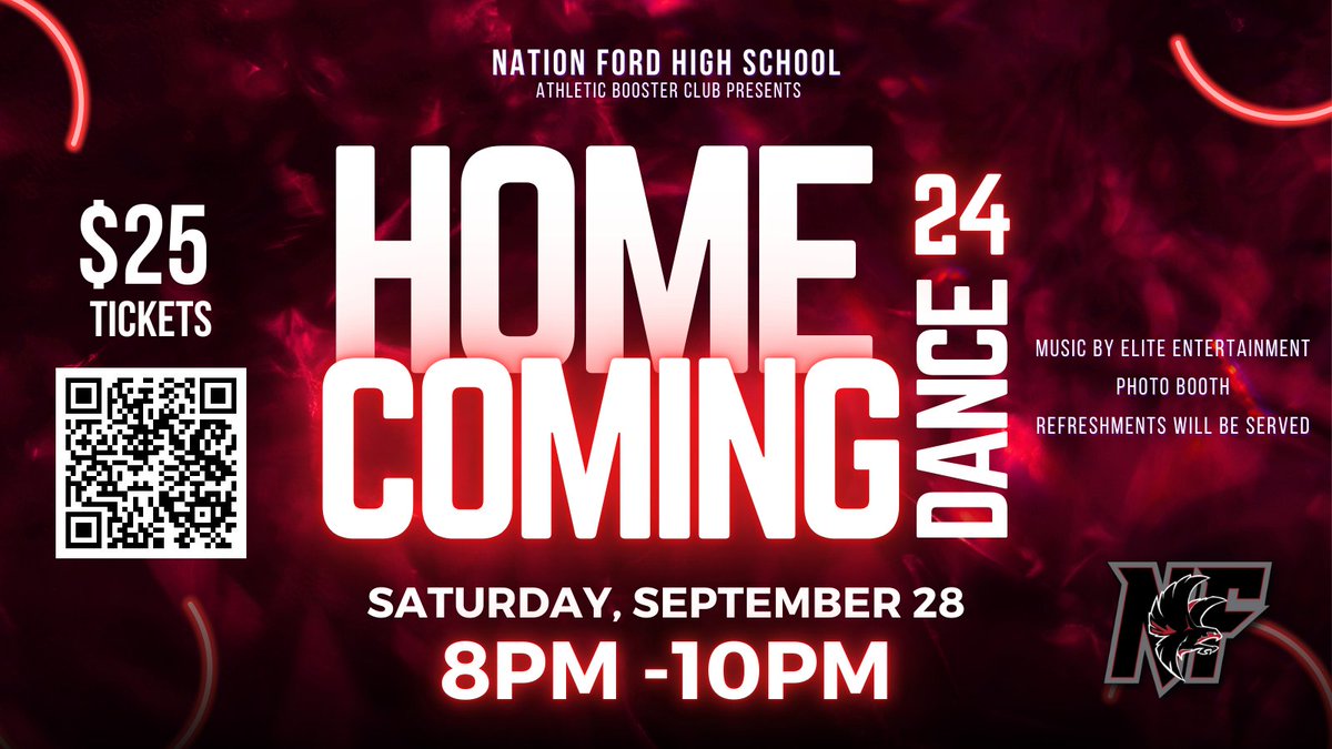 NaFo Falcons, it’s time for Homecoming! Grab your crew, your best fit, and get ready for the dance floor! 💥

🎟️ $25 tickets on sale NOW—link in bio! Don’t miss out!

Let’s show that #FalconPride and make this the BEST Homecoming yet! Who’s ready?

#HOCO24 #GoFalcons #nafoyouknow