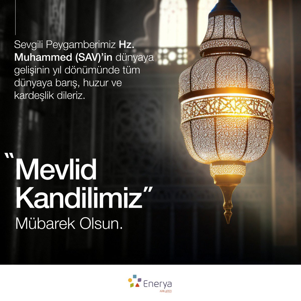 Mevlid Kandilimiz mubarek olsun.