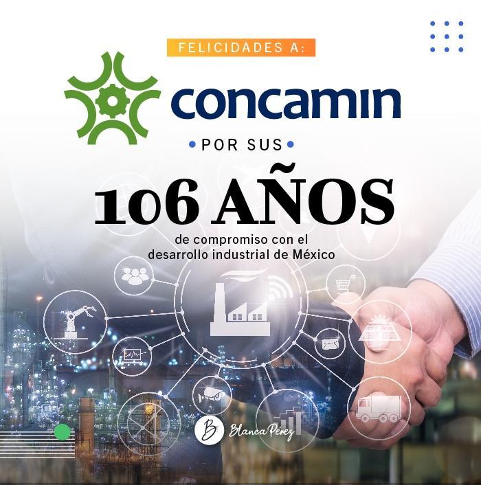 ¡Felicidades <a href="/CONCAMIN/">CONCAMIN</a> por 106 años de liderazgo fortaleciendo el sector industrial y contribuyendo al desarrollo de México! Su compromiso ha sido clave para enfrentar desafíos y avanzar hacia un país más fuerte, inclusivo y competitivo.