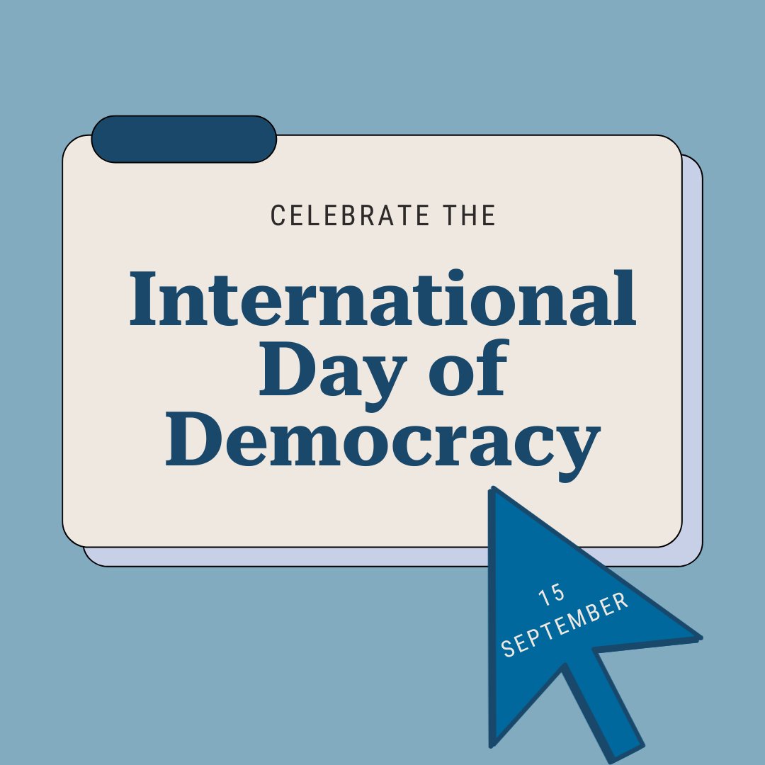 Freedom

Human rights

Free &amp; fair elections

↪️ These are the essential elements of democracy.

More on Sunday's #DemocracyDay: un.org/en/observances… #StandUp4HumanRights