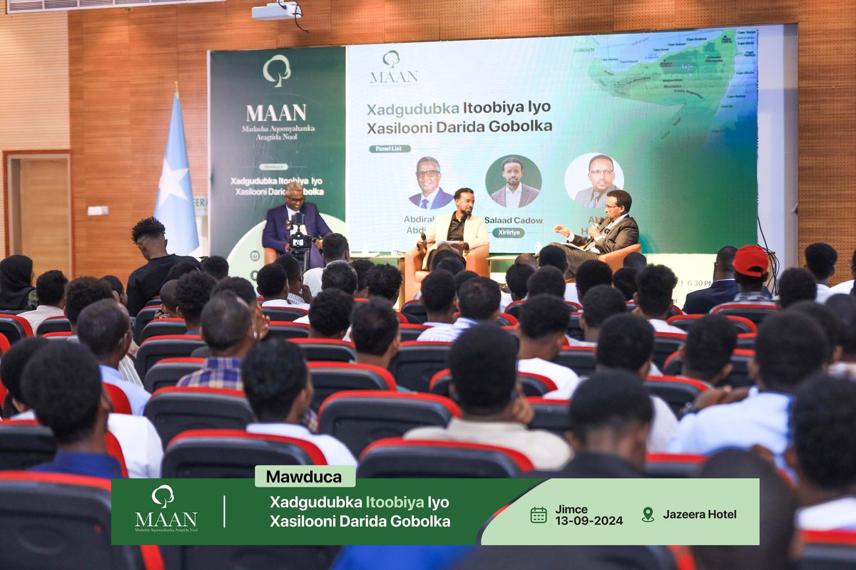 MAAN_HQ's tweet photo. “Madaxda dalka waa in ay kala geynta dadka ka fogaadaan”. @AAbdishakur 

#MAAN #XasilooniGoboleed #XadgudubkaItoobiya #NabaddaGeeskaAfrika #MidnimadaSomalia. https://t.co/3sus3peJcU