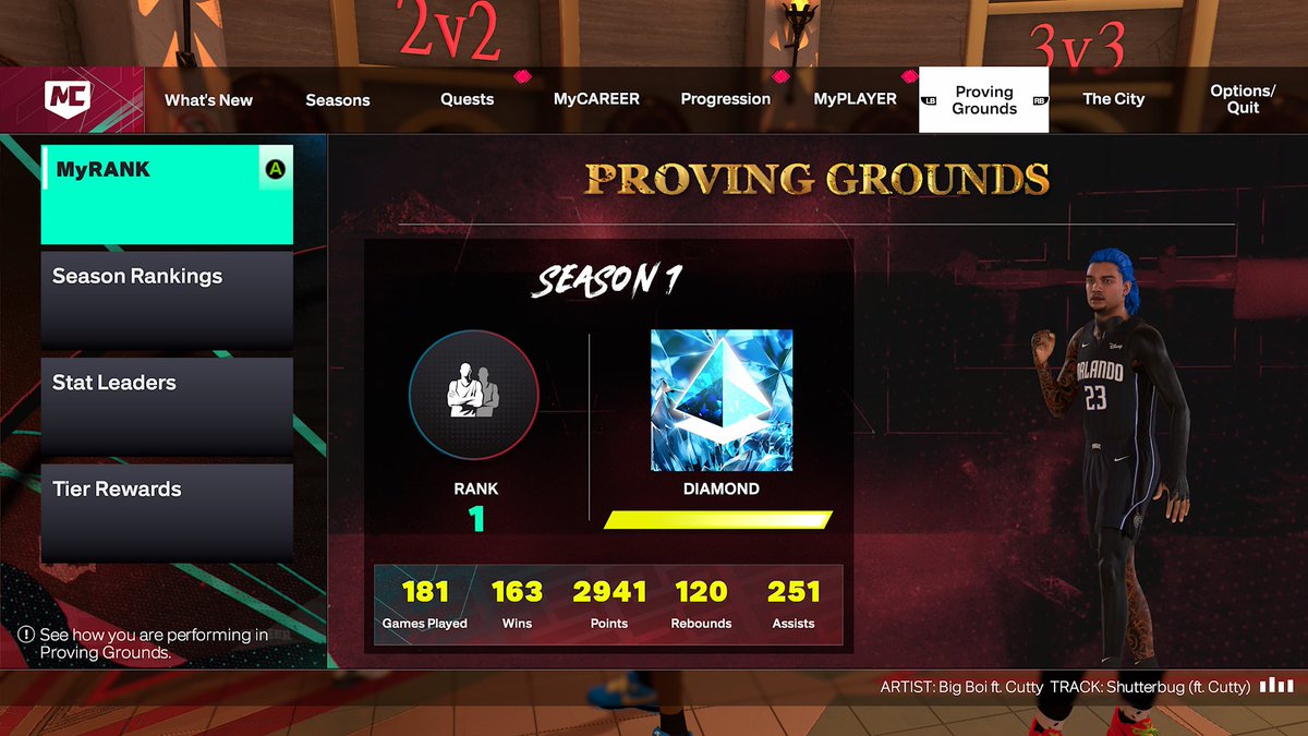 _Blixx's tweet image. #1 2s Proving Ground Player In #NBA2K25