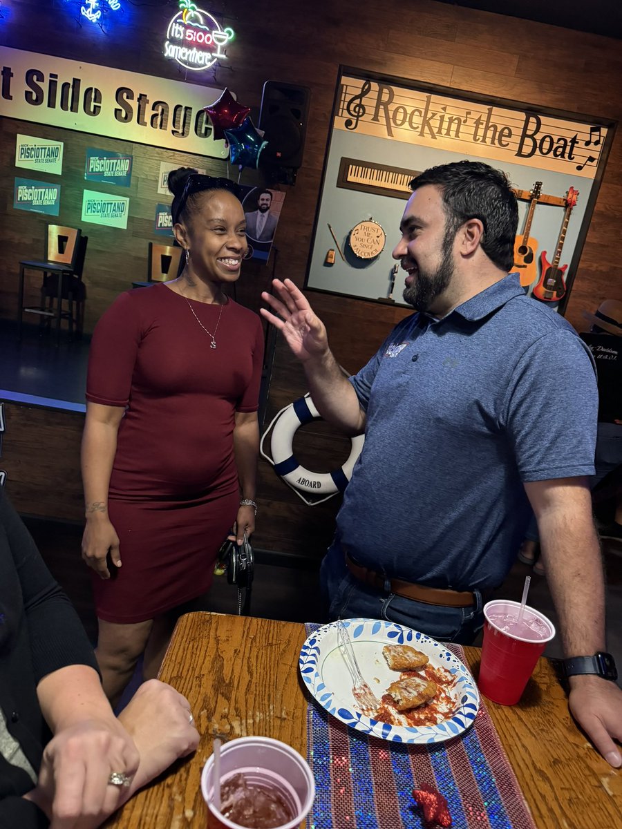 PisciottanoPA's tweet photo. Thank you to the McKeesport community for welcoming me last night! It was great to see friends old and new from McKeesport, Duquesne, West Mifflin, White Oak, Port Vue, and Liberty! https://t.co/ZRF8P8IRnf