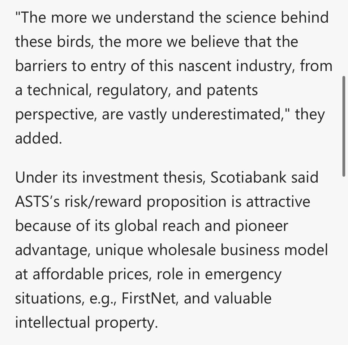 edf_ILM's tweet photo. $ASTS
AST SpaceMobile stock soars a day after BlueBird satellite launch; Scotiabank reaffirms rating
https://t.co/Jd17a3toLl https://t.co/AoCiXYjkyB