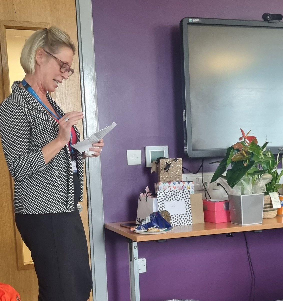 emmag4258's tweet photo. Today we said goodbye to Wigan Head of Ops @carolinecain74 as she moves on to a great new role! An afternoon of tears, gifts and a cracking buffet! Good luck Caroline, you will smash it! 👏 https://t.co/TL7OSvcGxq