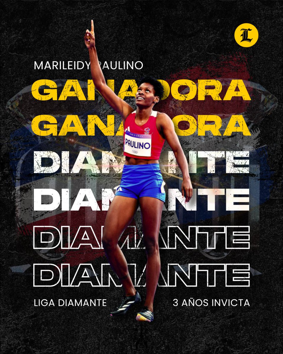 ListinDiario's tweet photo. #OrgulloDominicano |  ¡LO LOGRÓ! Marileidy Paulino gana la Liga Diamante por tercera vez. 🇩🇴🔥

#ListínDiario https://t.co/kZhk3q1YnP