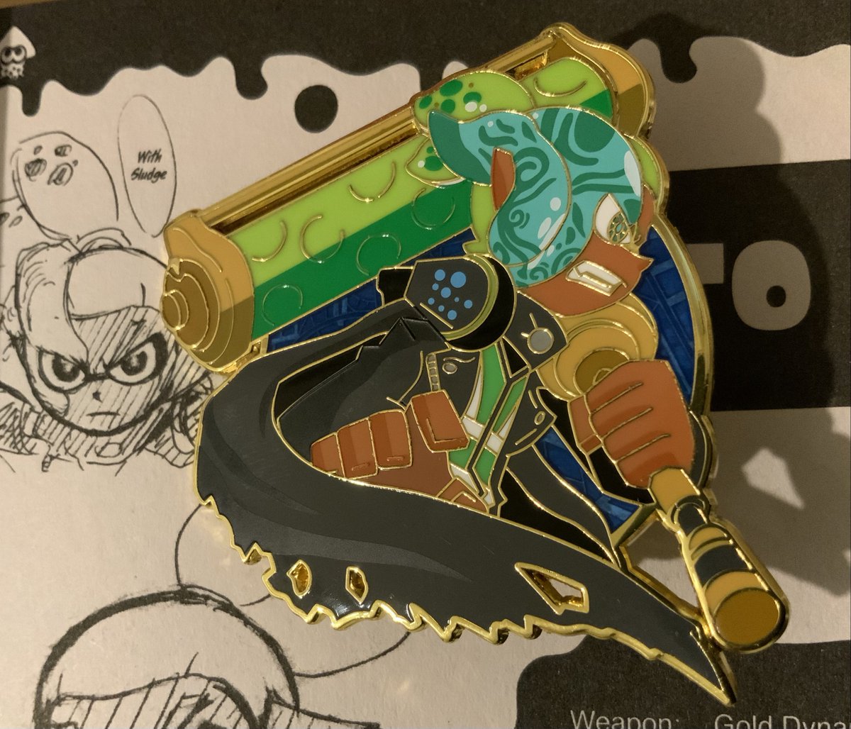 Salnodile's tweet photo. Thanks to all who bought my pin! Happy Grand Festival ! 

#splatoon #grandfestival #splatoon3 #splatfest #coroika #splatoonmanga #コロイカ https://t.co/CGp2cMcSak