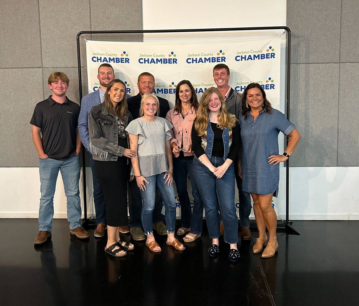 Blue &amp; Co. It is excited to share that we were named the 2024 Large Business of the Year by the Jackson County Chamber of Commerce!

#BusinessoftheYear #TheBlueWay #SeymourIN #DenimandDiamonds