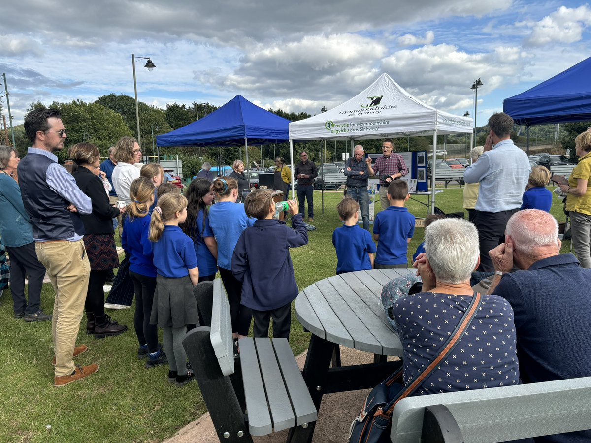 Great to be invited  by <a href="/MonmouthshireCC/">Monmouthshire / Sir Fynwy</a> to celebrate the transformation of the area by the river. Fantastic to see how our planting had contributed to making a difference to our local community. It was lovely to see so many of our families there too.