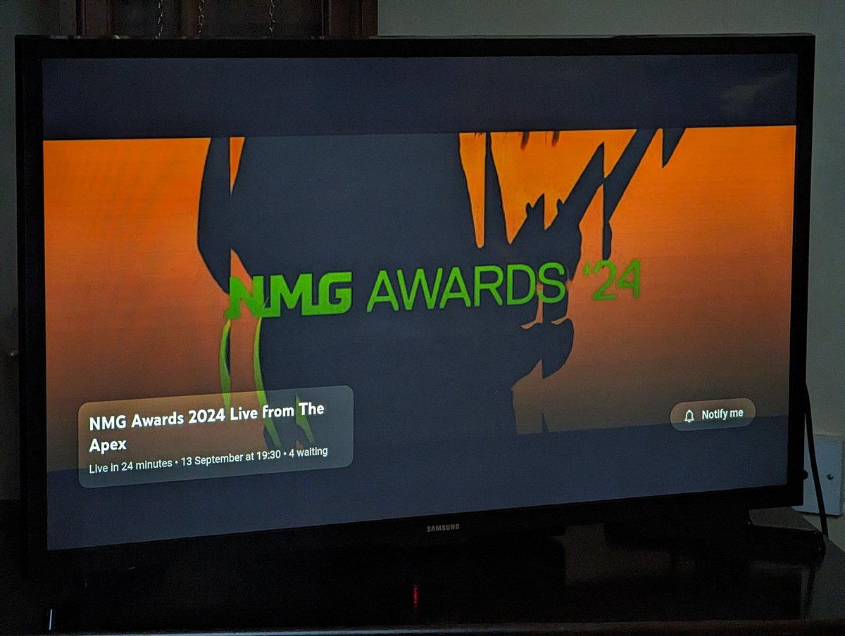 Waiting for the NMG Awards live stream to start on YouTube. <a href="/timwncfc/">Tim Willett 🏳️‍🌈</a> @cambridge105 #newmusicgenerator