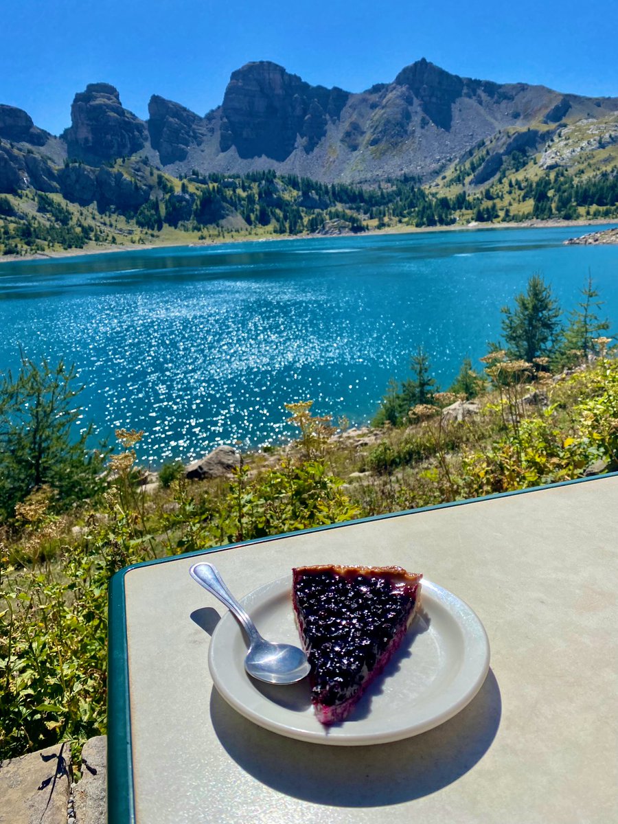 po_petit's tweet photo. Une tarte au myrtille au refuge du lac d’Allos. Délicieuse 🤤 

#Mercantour #BaladeSympa #PACA #alpesdehauteprovence #Valdallos https://t.co/vlO7x9Dy6M