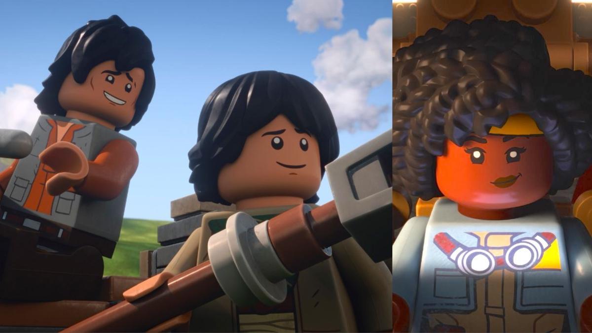 We chatted with #LEGOStarWars: Rebuild the Galaxy stars Gaten Matarazzo, Tony Revolori, and Marsai Martin about creating a beautiful love letter to Star Wars.  nerdist.com/article/lego-s…