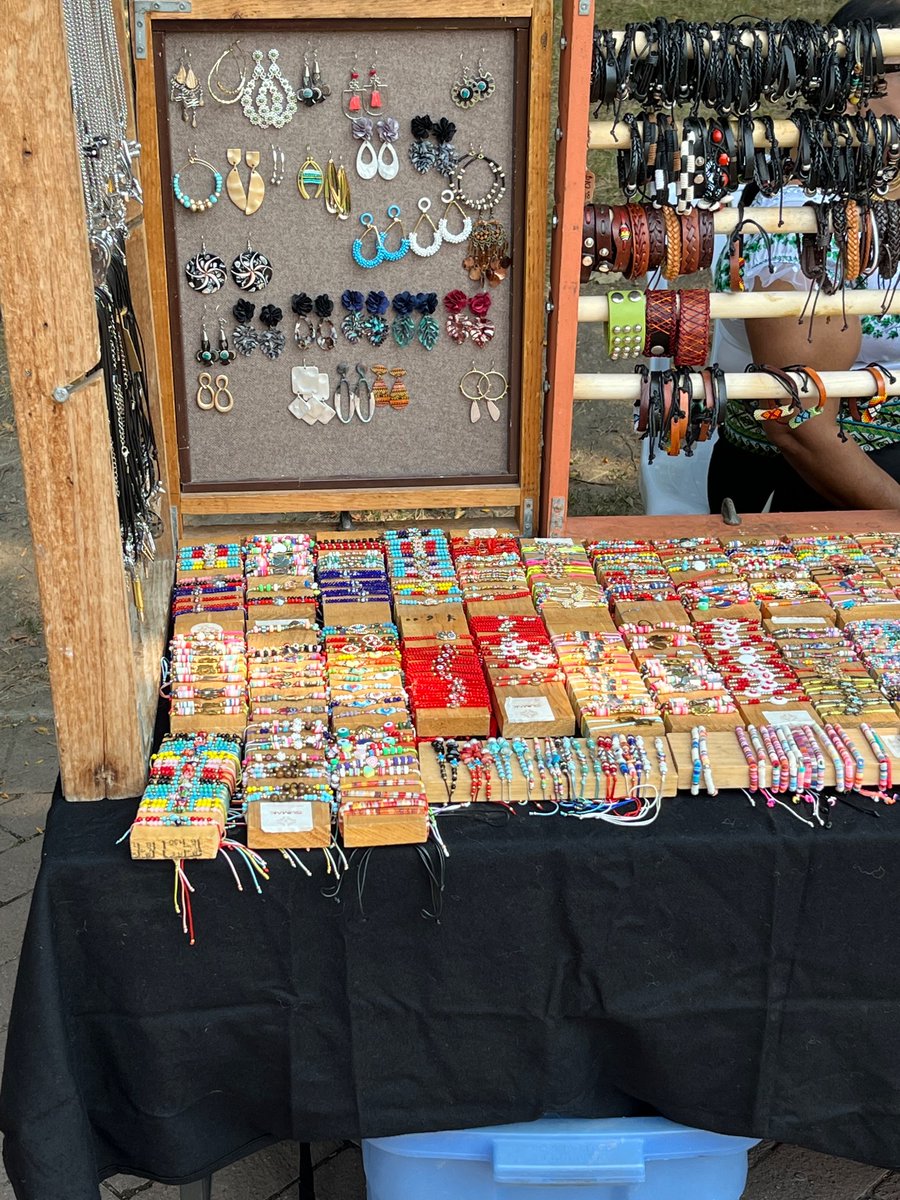 Beautifully handcrafted accessories at #2024TMUPowWow