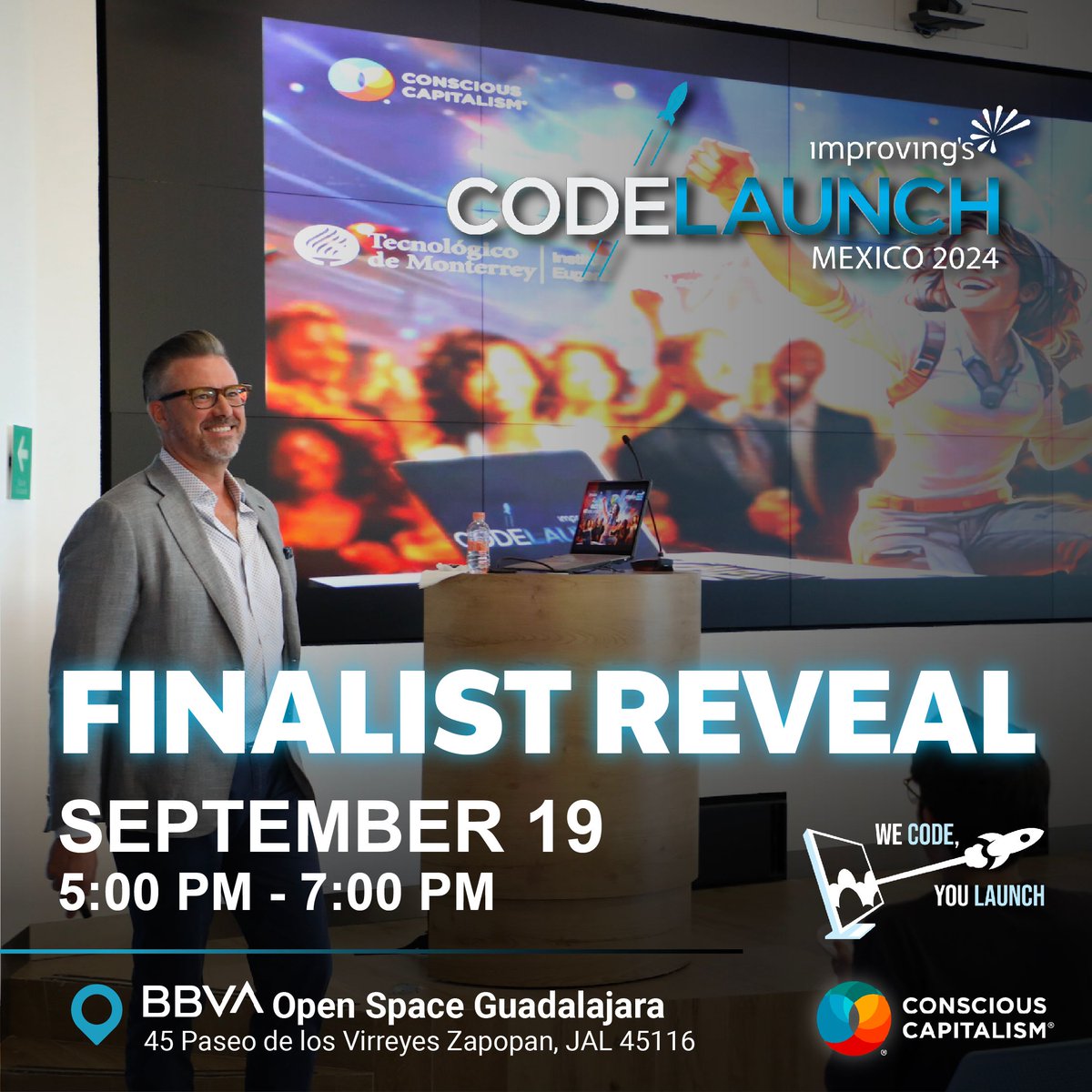 🎉 Exciting News 🎉
 
We're thrilled to announce the finalists for this year's Code Launch Contest 🚀
Join us September 19th at  as we reveal the top innovators who have made it through to the final stage.
 
RSVP here: buff.ly/4eniBiW