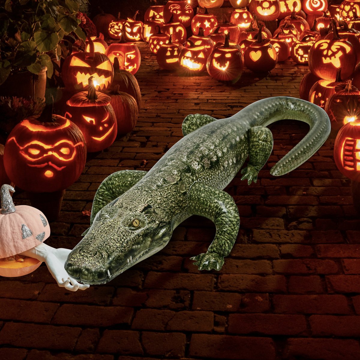 JetCreations's tweet photo. Spook up your Halloween with Jet Creations' Inflatable Alligator! ππ Perfect for adding a creepy, swampy vibe to your haunted setup! Dare to decorate with this gator! https://t.co/bfKbC29Oqj #HalloweenFun #SpookySeason #InflatableAlligator #HalloweenDecor #CreepyCreatures https://t.co/XW1b6whnNc
