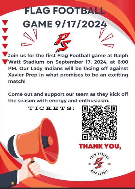 Ladies flag football game Tuesday!Come by and support

Buy tickets here: gofan.co/event/1540988?…