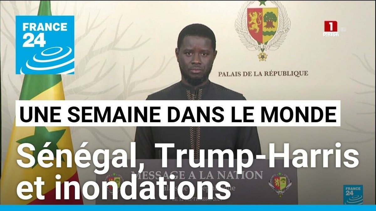 Une semaine dans le monde - Dissolution de l'Assemblée nationale sénégalaise, Trump/Harris et inondations en Afrique de l'Ouest
➡️ go.france24.com/u8t