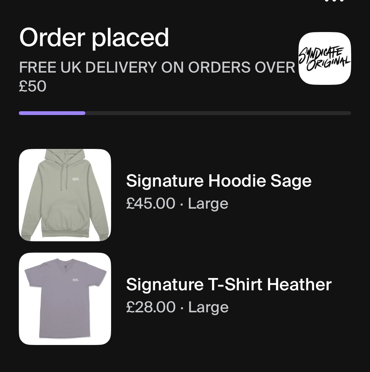 SamSims78's tweet image. Yes I got the sage amd Heather goodies. Sage and black hoodie required lol. Get yourselves to @SyndicateOG @Syndicate to get yours now!