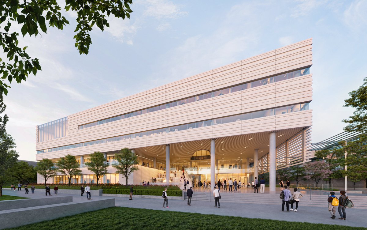 VPFitchUTD's tweet photo. Excited to share the latest renderings of the new Student Union and Student Success Center. Fall 2026 can't get here fast enough. This building will be an amazing addition for our students. https://t.co/CZxXQqt4Mr