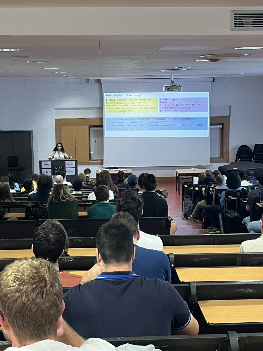 Diego Calanzone @ ICLR 🇸🇬 (@diegocalanzone) on Twitter photo aaand it’s a wrap! <a href="/M2lSchool/">M2L school</a> ended with a dive into code generation with <a href="/katebaumli/">Kate Baumli</a>, graph neural networks with <a href="/helenaandrest/">Helena Andres Terre</a> and deep robotics with <a href="/GeorgiaChal/">Georgia Chalvatzaki</a>!
Over 22+h of lectures, lots of conversations and connections, it will take some weeks to digest everything 🤧 aaand it’s a wrap! <a href="/M2lSchool/">M2L school</a> ended with a dive into code generation with <a href="/katebaumli/">Kate Baumli</a>, graph neural networks with <a href="/helenaandrest/">Helena Andres Terre</a> and deep robotics with <a href="/GeorgiaChal/">Georgia Chalvatzaki</a>!
Over 22+h of lectures, lots of conversations and connections, it will take some weeks to digest everything 🤧