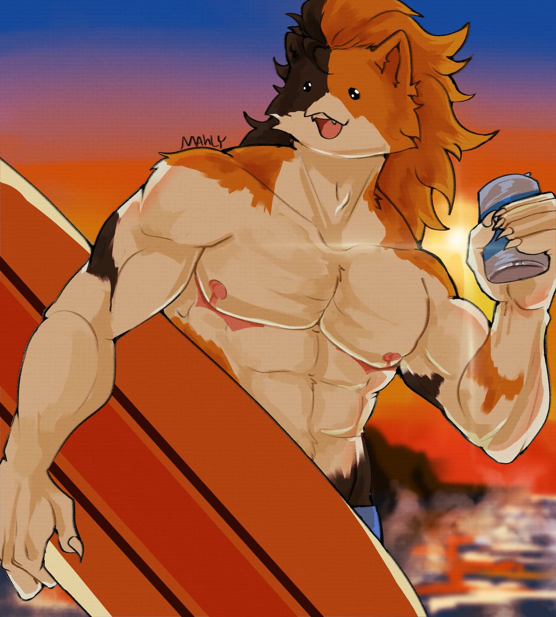 Manly 😼 tweet media