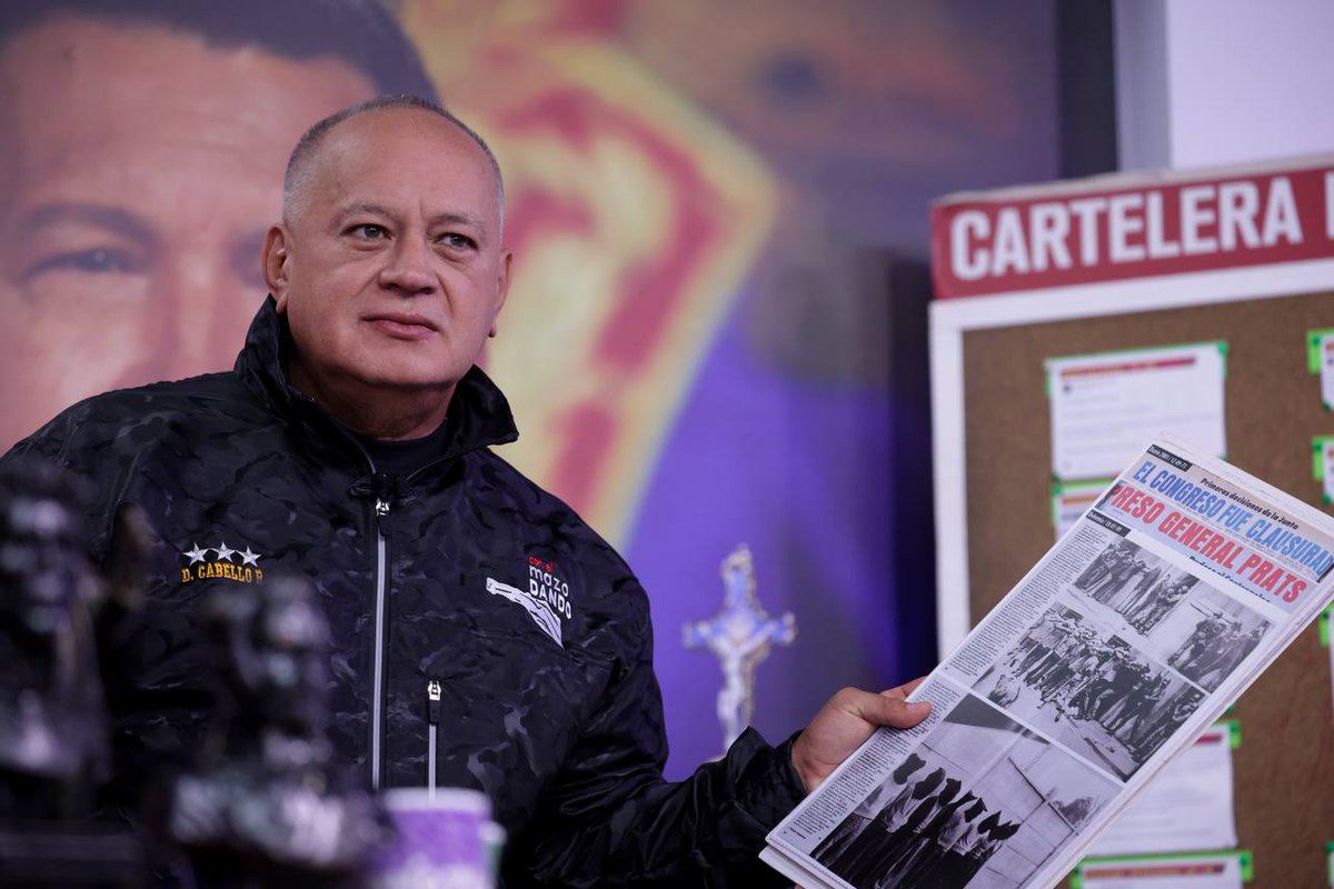 MPPRIJP (@mijpvzla) on Twitter photo 🗣️ Vpdte. Sectorial <a href="/dcabellor/">Diosdado Cabello R</a>: "No es arrogancia, pero lo que ocurre en Venezuela tendrá impacto en otros países. Si nosotros logramos vencer, como lo estamos haciendo, el fascismo no se va a instalar en América" 🗣️ Vpdte. Sectorial <a href="/dcabellor/">Diosdado Cabello R</a>: "No es arrogancia, pero lo que ocurre en Venezuela tendrá impacto en otros países. Si nosotros logramos vencer, como lo estamos haciendo, el fascismo no se va a instalar en América"
