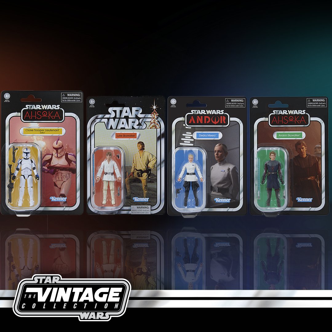 HasbroPulse's tweet image. Revealed at #HasbroPulseCon2024, Luke Skywalker, Jedi Master Indara, Dedra Meero, Anakin Skywalker, &amp;amp; Clone Trooper Lieutenant (Teth) are coming to STAR WARS The Vintage Collection! Pre-order today at 4:00pm ET for Pulse Premium members &amp;amp; 5:00pm ET for all fans on #HasbroPulse!