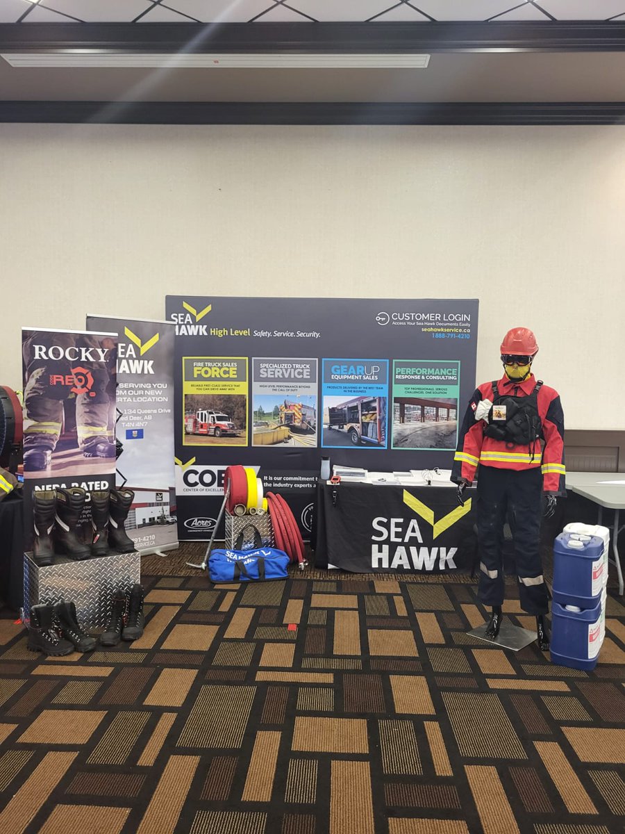 Seahawk_Service's tweet image. Sea Hawk has the Pleasure of being at the Northern H.E.A.T. Fire Conference in Peace River Alberta. If you are at the show please stop by our booth. We love to chat about all things fire, and everything else.