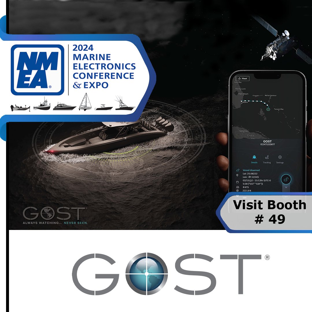 🔒 Visit GOST in Booth 49 at #NMEA24. Specializing in global security solutions, GOST provides state-of-the-art vessel monitoring, tracking, and surveillance systems designed to protect marine assets. ⚓@gostglobal

#NMEAConference2024 #NMEA #NMEAOnboard #OneNet #NMEA2000 #GOST