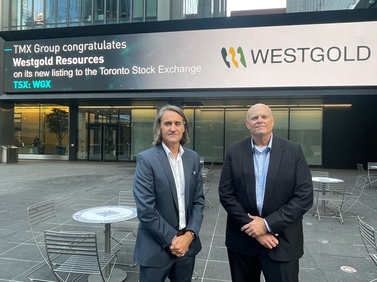 🎉 Exciting news! Westgold Resources has celebrated its listing on the #TSX today!

We’re thrilled to ring the bell and mark this major milestone as we expand our presence in North America. Stay tuned for more exciting $WGX updates as we grow!

Watch here: youtu.be/2L6P9SDkKs8