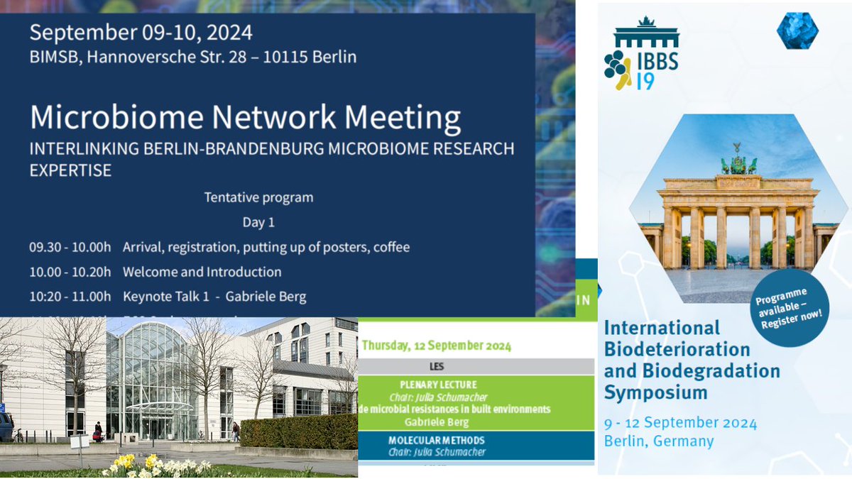 Gabriele Berg (@gberg_ubt) on Twitter photo This week I had three different invited lectures in the #microbiome hotspot Berlin: from soil to plants, build environments and everything was connected to #Health issues <a href="/LeibnizATB/">Leibniz-Institut für Agrartechnik und Bioökonomie</a> <a href="/LeibnizATB/">Leibniz-Institut für Agrartechnik und Bioökonomie</a>
Thanks for invitations! <a href="/ChariteBerlin/">Charité - Universitätsmedizin Berlin</a> This week I had three different invited lectures in the #microbiome hotspot Berlin: from soil to plants, build environments and everything was connected to #Health issues <a href="/LeibnizATB/">Leibniz-Institut für Agrartechnik und Bioökonomie</a> <a href="/LeibnizATB/">Leibniz-Institut für Agrartechnik und Bioökonomie</a>
Thanks for invitations! <a href="/ChariteBerlin/">Charité - Universitätsmedizin Berlin</a>