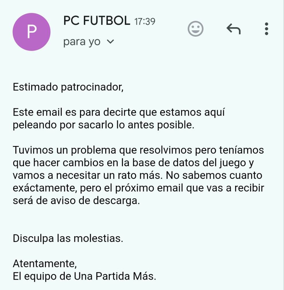 Tendremos que soportar “un retraso más” para ver al <a href="/cfcalamocha/">C.F. Calamocha</a> en Champions. O al <a href="/AlcanizCF/">alcañiz club futbol</a> de <a href="/JoaquinEgeaS/">Joaquin Egea Serrano</a> 
#pcfutbol