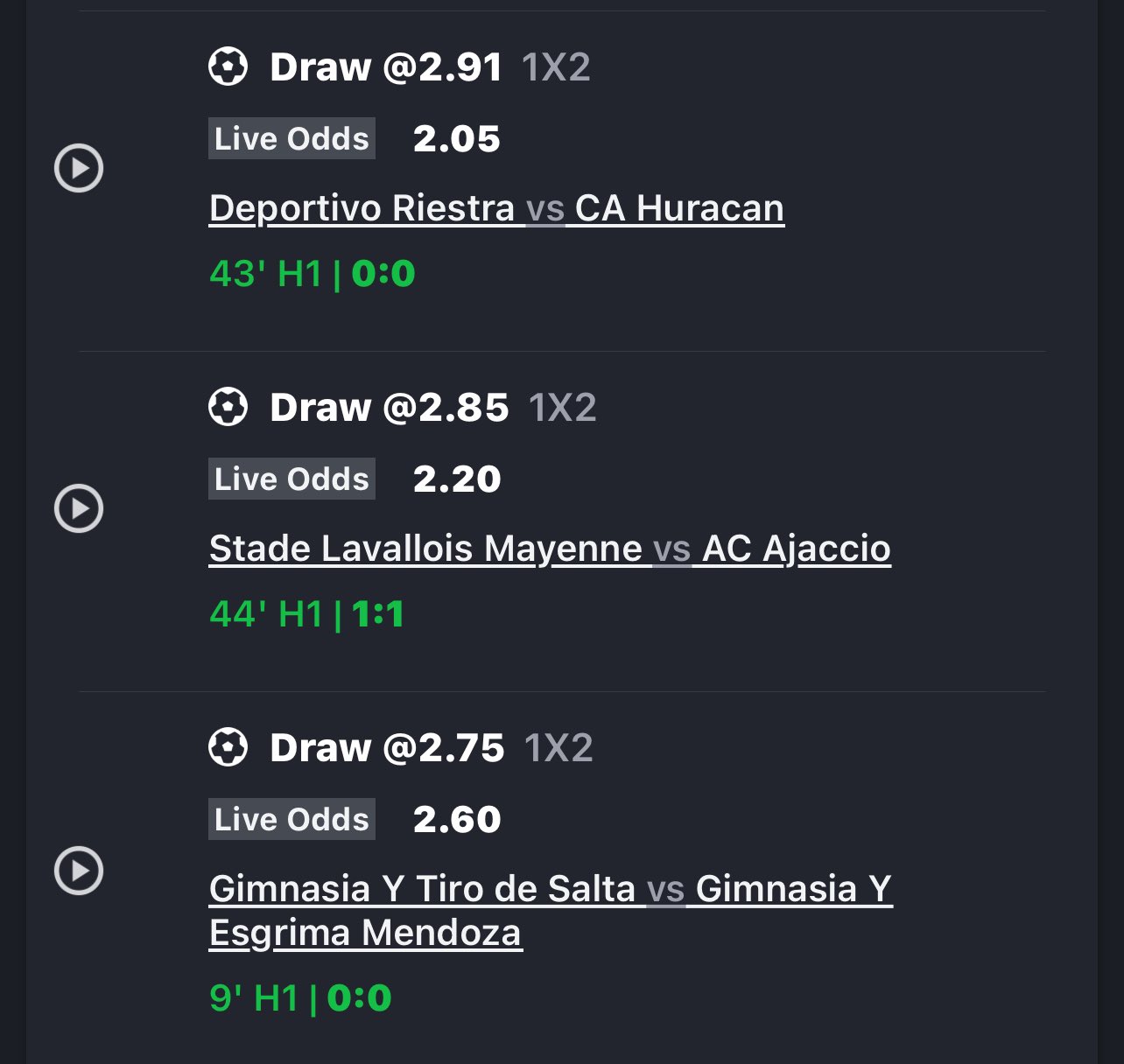 ỌBA DÉLÉKÈ 🤴👑 on X: &ldquo;If these 3 games play draws I&rsquo;ll dash one 