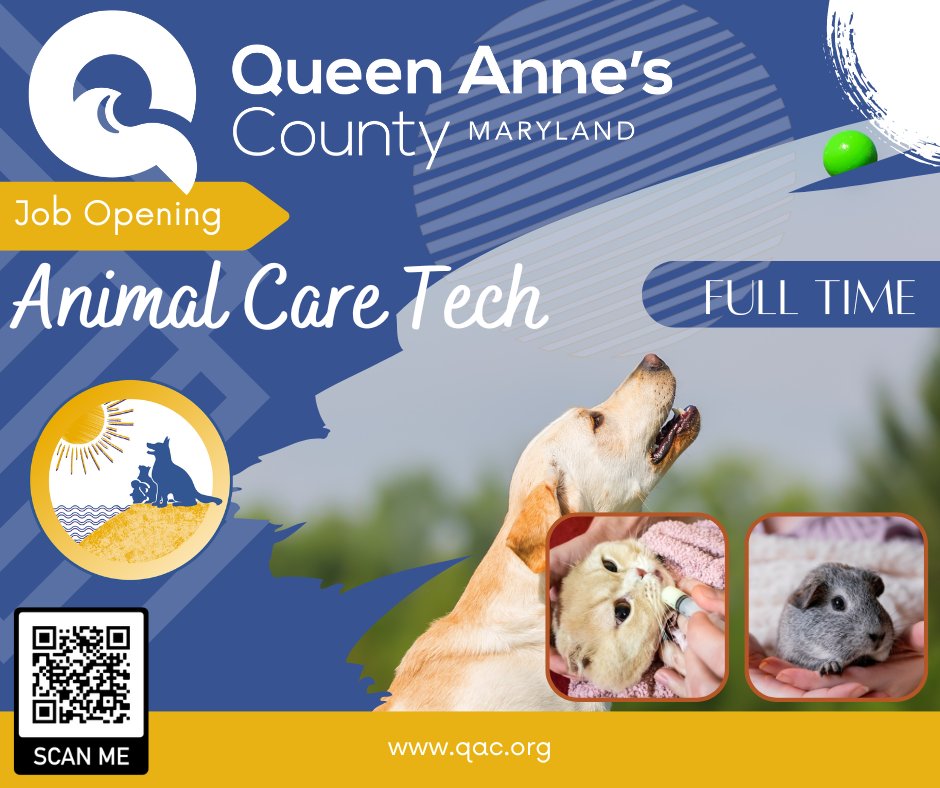 QACAnimals's tweet photo. Job Opening - ANIMAL CARE TECH I
Posting start &amp; end date09/13/2024 - 09/27/2024, EOE
$38,174.00, FULL-TIME

To apply: https://t.co/RNNvoM25lA https://t.co/43MhDKGuPh