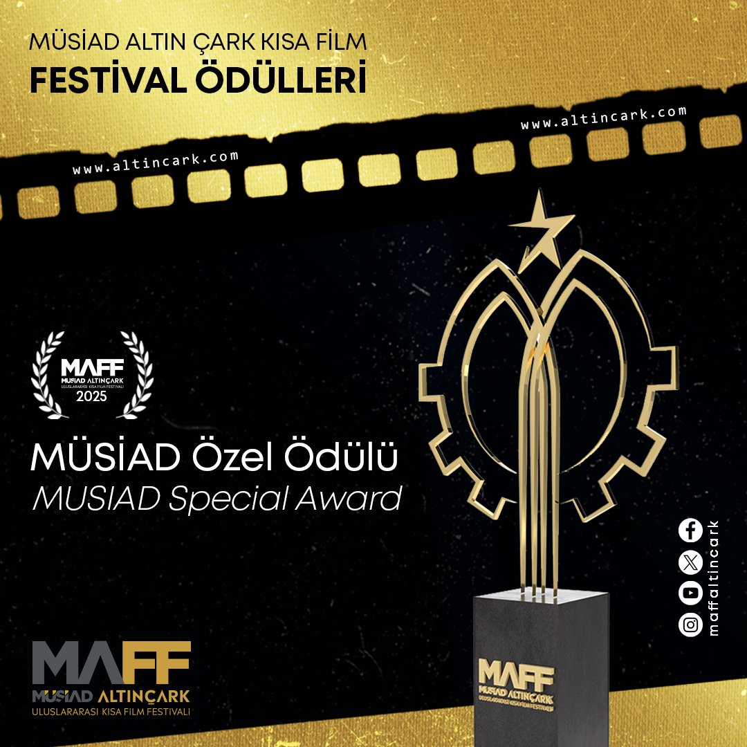 MÜSİAD Özel Ödülü Senin Olabilir! ✨

Birbirinden değerli ödüllerin sahibini bulacağı gecede yerinizi almak için acele edin. Başvurular 15 Eylül 2024'te.

Başvuru ve katılım şartları için altincark.com’u ziyaret edebilirsiniz.🏆

#kısafilm #shortfilm #müsiad #altincark