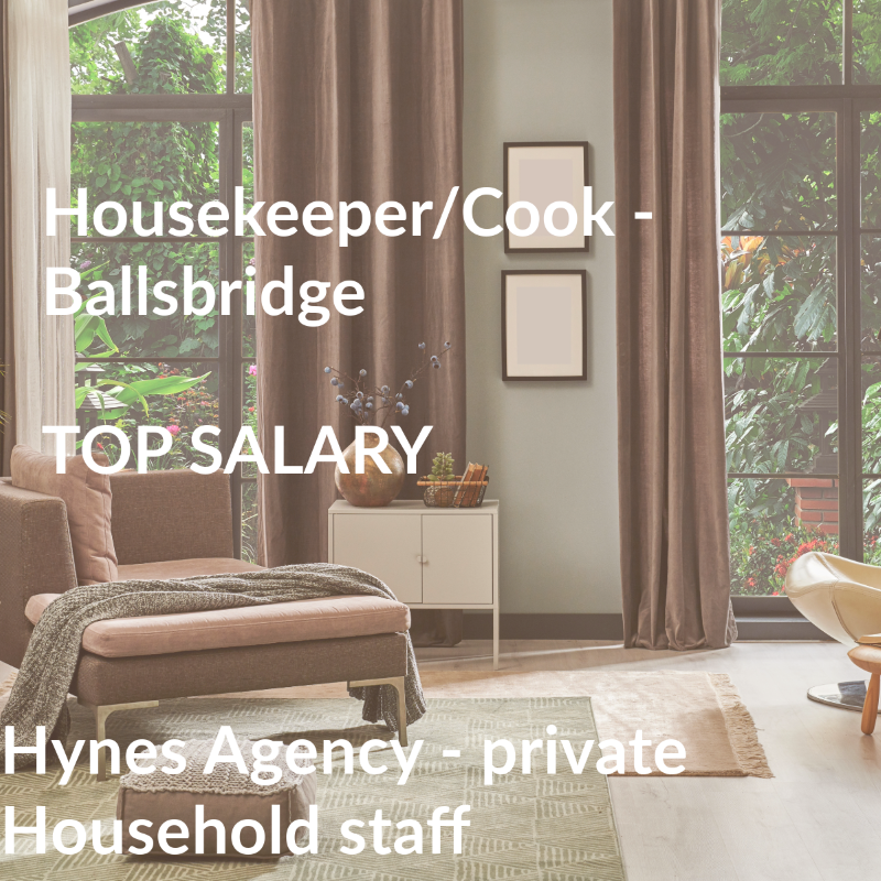 AgencyHynes's tweet photo. Full Time Housekeeper/Cook - Ballsbridge, Dublin 4 - Top Salary

https://t.co/RK08mDvLEG

#jobsearch #dublinjobs #jobfairy #job #Irishjobfairy #jobseekers #recruitment #Dublinjobfairy #Friday #FridayVibes #Friday13th https://t.co/bgxRdr7bzM