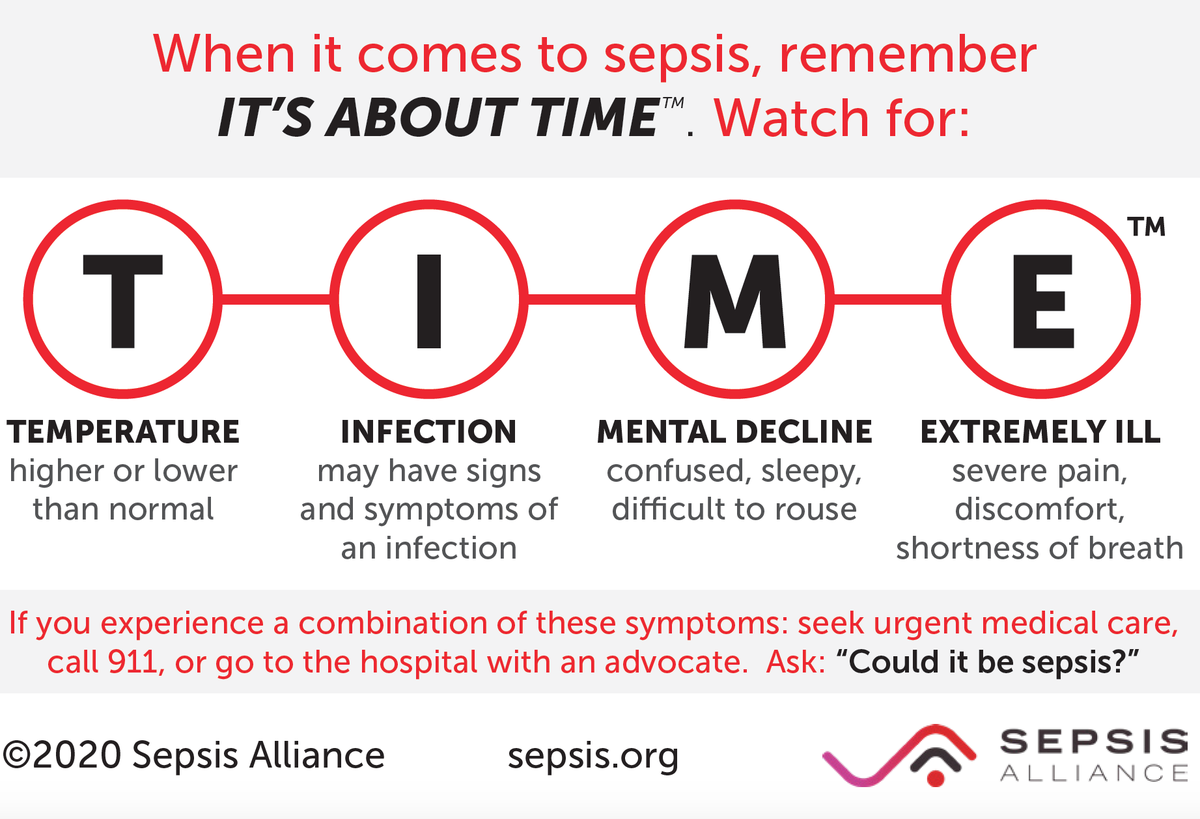 El conocimiento de lo qué es la SEPSIS y cuáles son sus principales síntomas y signos son fundamentales para realizar un diagnóstico precoz y el tratamiento efectivo para controlarla y lograr una rápida recuperación.
<a href="/cealojim/">Carlos E. Orellana Jimenez</a> 
#sepsis #SepsisAwarenessMonth #asaeoficial