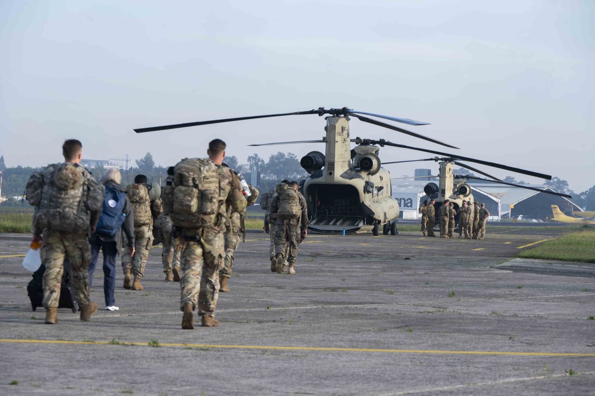 JTF_Bravo's tweet image. ENDEX for JTF-B's External Evaluation Exercise!
In total, @Southcom's Situational Assessment Team completed 18 notional requests for assistance testing its main mission, humanitarian assistance/disaster relief with:
@ConredGuatemala @USAIDSavesLives @usembassyguate
@Ejercito_GT