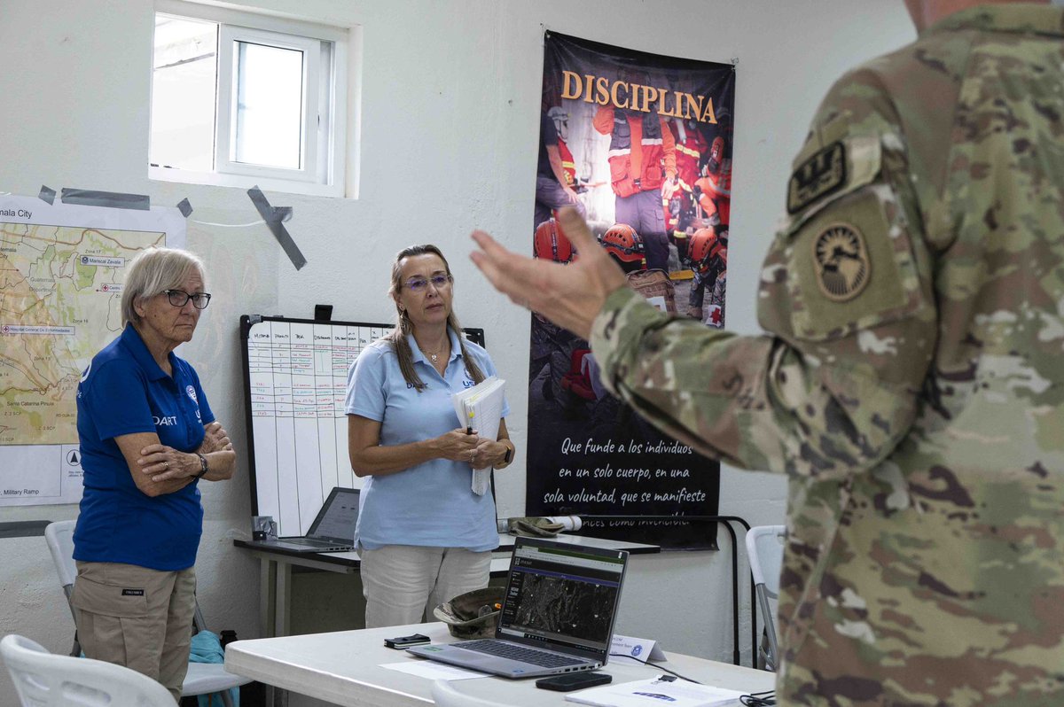 JTF_Bravo's tweet image. ENDEX for JTF-B's External Evaluation Exercise!
In total, @Southcom's Situational Assessment Team completed 18 notional requests for assistance testing its main mission, humanitarian assistance/disaster relief with:
@ConredGuatemala @USAIDSavesLives @usembassyguate
@Ejercito_GT