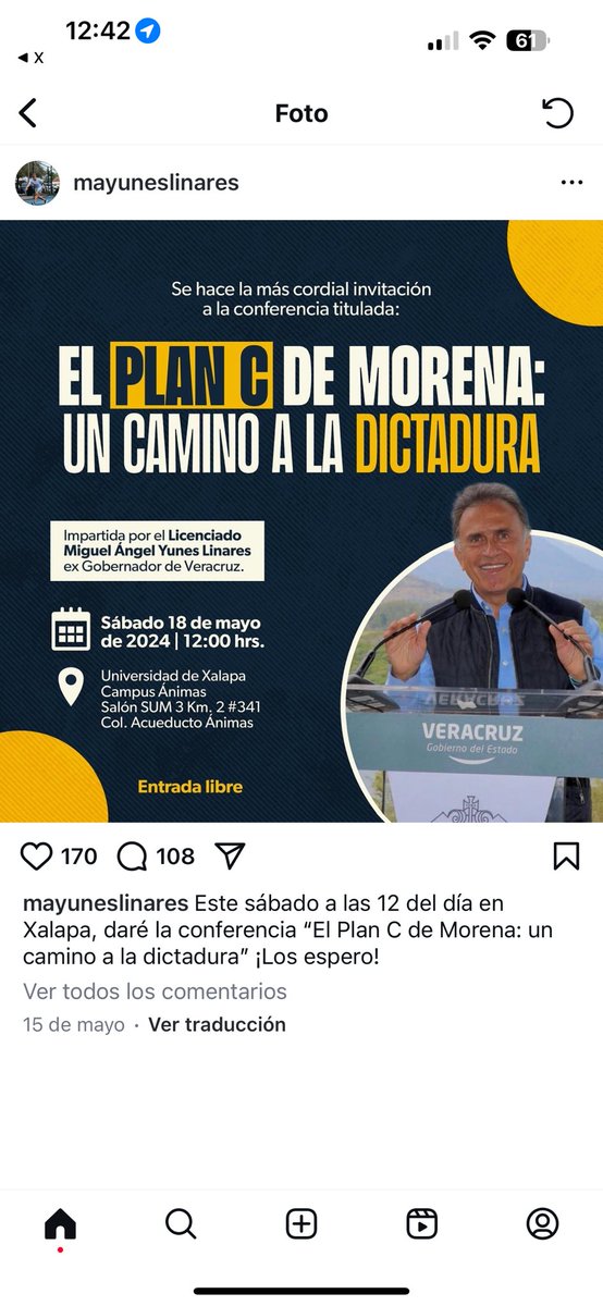 Luisfecalderonz's tweet photo. En serio que no tienes ni tantita madre @YoconYunes!!!! https://t.co/G2ghzzxxBD
